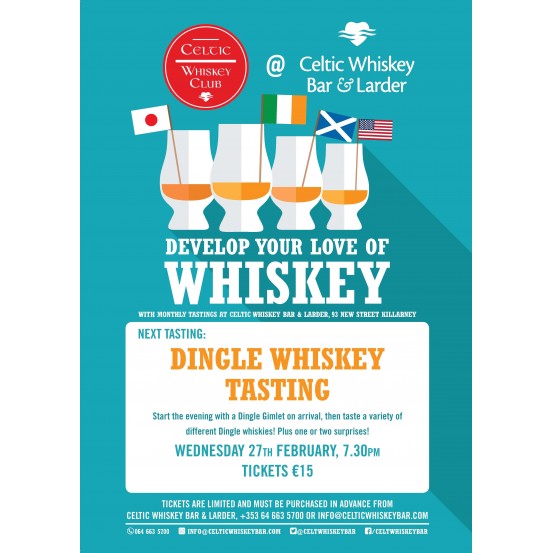 Dingle Whiskey Tasting